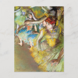 Cartão Postal Balé Dancers em Palco por Degas