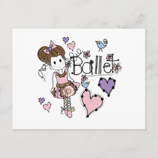 Cartão Postal Balé de amor