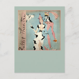 Cartão Postal Balé e Teatro