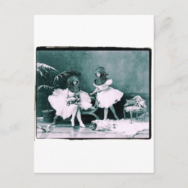 Cartão Postal Balé subaquático (Frente)