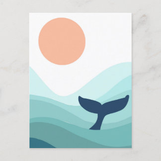 Cartão Postal Baleia