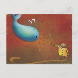 Cartão Postal Baleia - Baleia - Nova Zelândia
