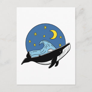 Cartão Postal Baleia Celestial