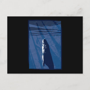 Cartão Postal Baleia-do-mar profundo