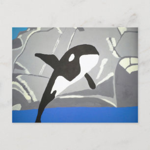 Cartão Postal Baleia salgada