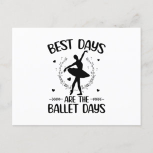 Cartão Postal Balés Ballerina Dancing Hobby Gifts
