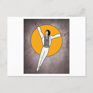 Cartão Postal Balés Ballerina de dança