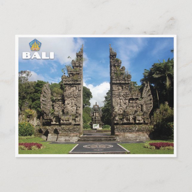 Cartão Postal Bali - Indonésia (Frente)