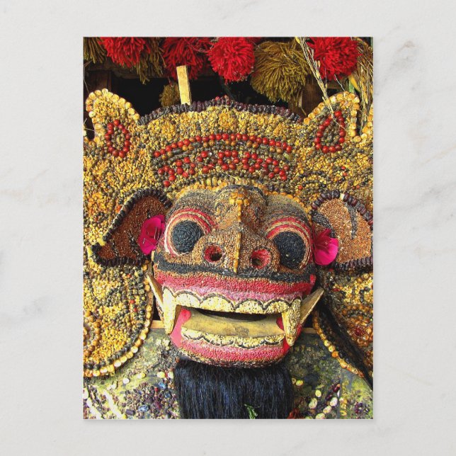 Cartão Postal Balinese Barong 2 (Frente)