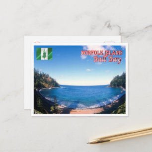 Cartão Postal Ball Bay - Ilha Norfolk -