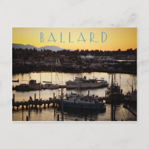 Cartão Postal Ballard Boats