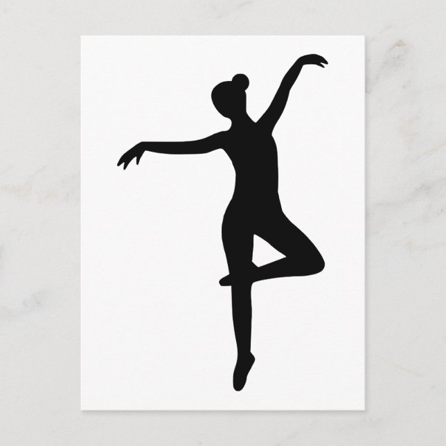 Cartão Postal Ballerina - Balé (Frente)