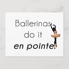 Cartão Postal Ballerinas!
