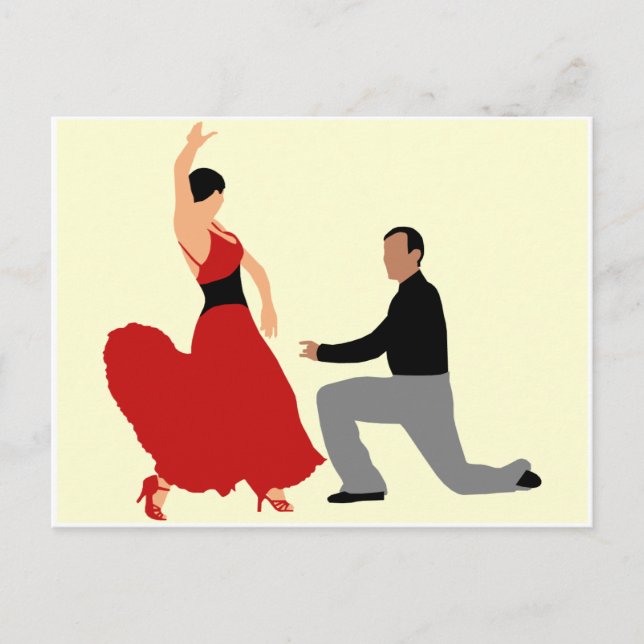 Cartão Postal Ballroom Dancing (Frente)
