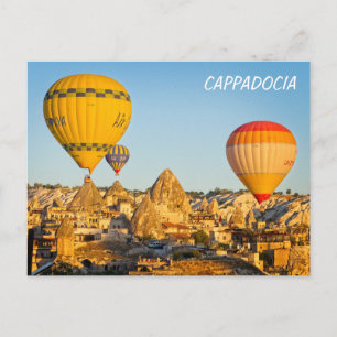 Cartão Postal Balões de ar quente sobre Cappadocia