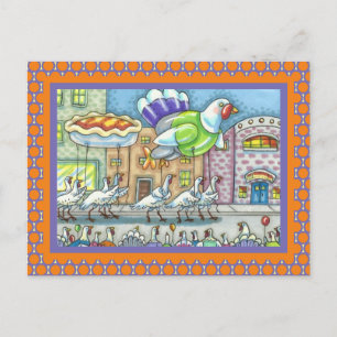 CARTÃO POSTAL BALÕES DE HÉLIO DE PARADE DO DIA TURQUIA ENGRAÇ