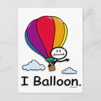 Cartão Postal Balonagem de Ar Quente