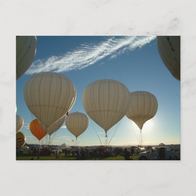 Cartão Postal Balonismo de Gás Fiesta (Frente)