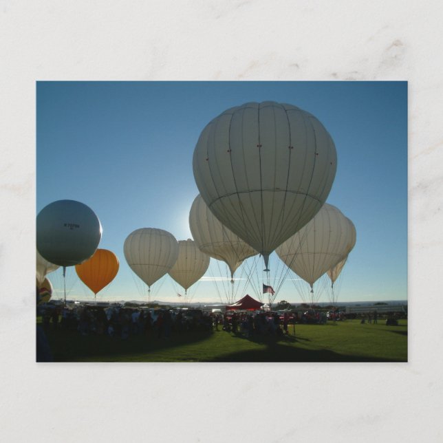 Cartão Postal Balonismo de Gás Fiesta (Frente)