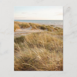 Cartão Postal Baltic sea beach in Liepaja, Latvia