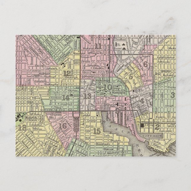 Cartão Postal Baltimore (Frente)