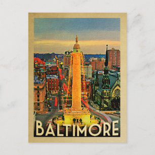 Cartão postal Baltimore