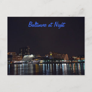 Cartão Postal Baltimore à noite