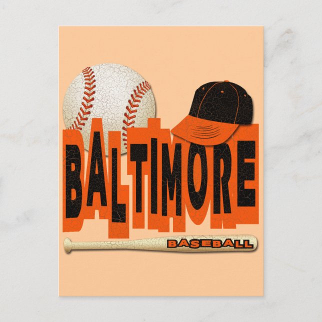 CARTÃO POSTAL BALTIMORE BASEBALL (Frente)