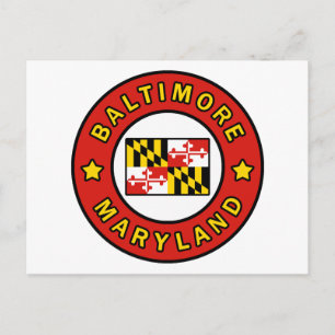 Cartão Postal Baltimore Maryland