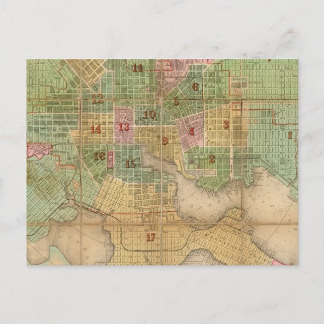 Cartão Postal Baltimore, Maryland (Frente)