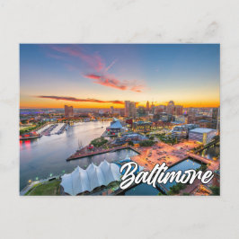 Cartão Postal Baltimore, Maryland, Estados Unidos