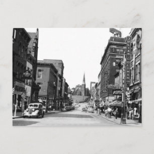 Cartão Postal Baltimore Rua, Cumberland, MD