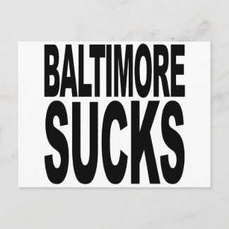 Cartão Postal Baltimore Sucks