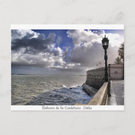 Cartão Postal Baluarte de la Candelaria ,Cádis