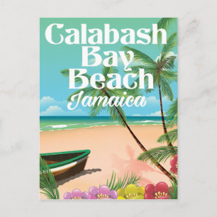 Cartão Postal Bamboo Beach Jamaica