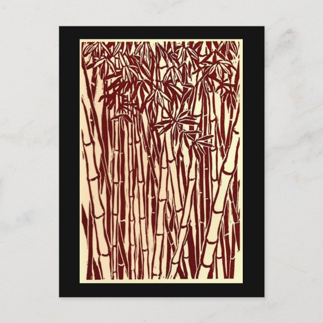 Cartão Postal bambu (Frente)