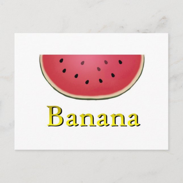 Cartão Postal Banana (Frente)