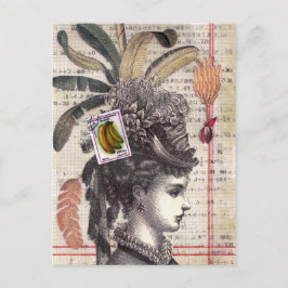 Cartão Postal Banana Lady