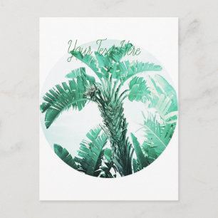 Cartão Postal Banana verde