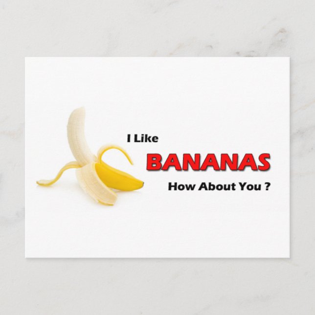 Cartão Postal Bananas (Frente)