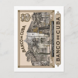 CARTÃO POSTAL BANCO DE CUBA