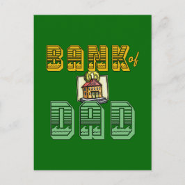 Cartão Postal Banco de produtos de Dia de os pais Pai