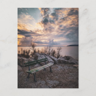 Cartão Postal Banco vazio