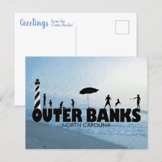 Cartão Postal Bancos externos "Fundo para a família"