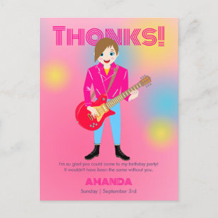 Cartão Postal Banda das garotas de música