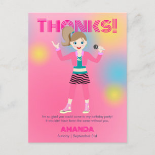 Cartão Postal Banda das garotas de música