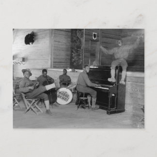 Cartão Postal Banda de Jazz, 1918