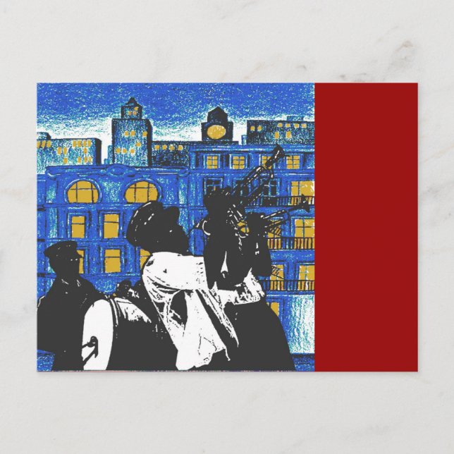 Cartão Postal Banda de latão, Nova Orleans (Frente)