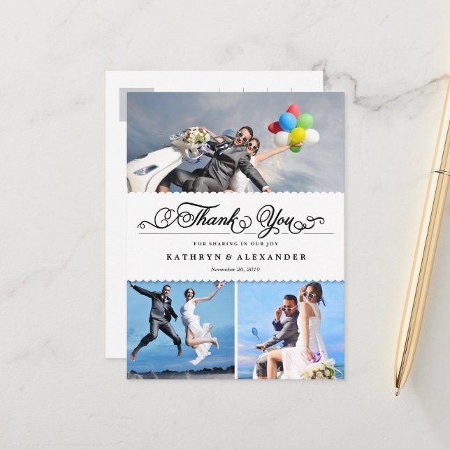 Cartão Postal Banda Escalada E Casamento De Fotos De Script Obri (Frente/Verso In Situ)