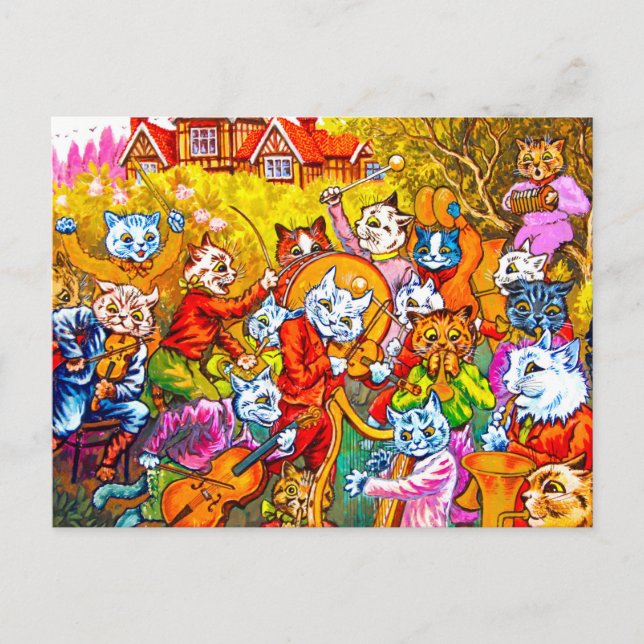 Cartão Postal Banda Musical de Cat (Frente)